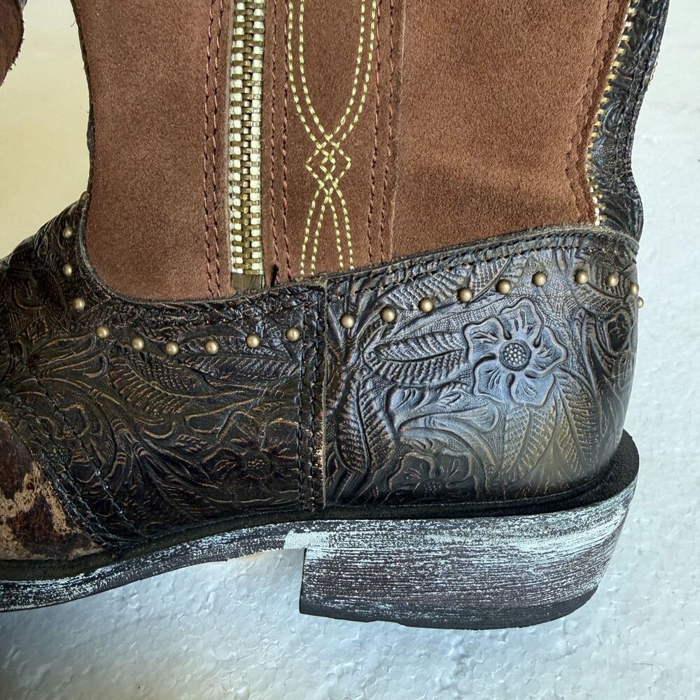 Ariat Women's 10008734 Western Cowboy Square Toe Boots shoes Size 9B - Picture 16 of 16
